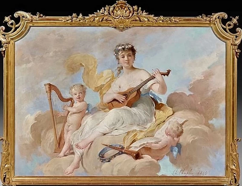 Charles Joshua Chaplin - Allegoria della musica